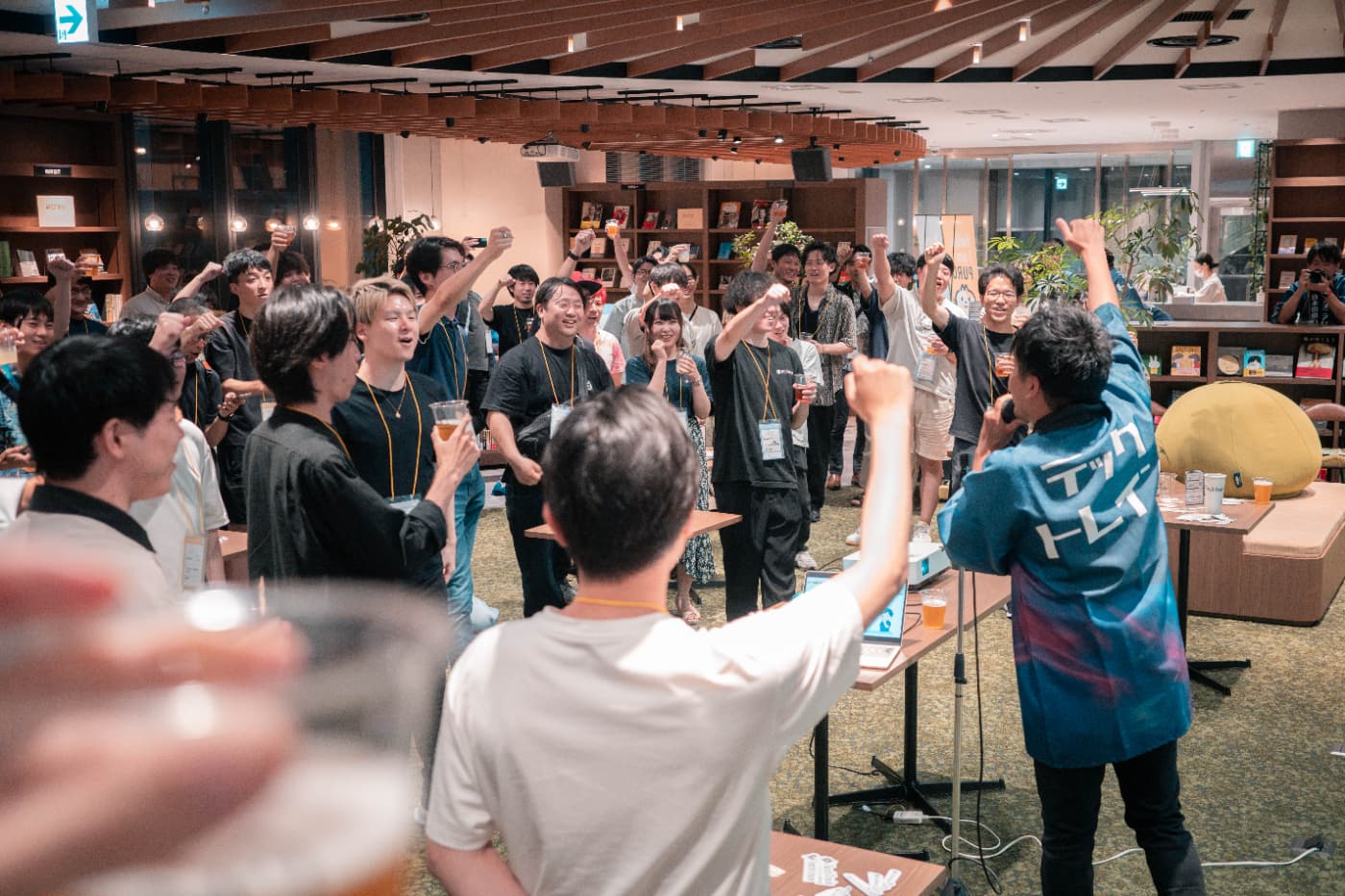 TechTrain CEO の おざまささんによる乾杯の挨拶