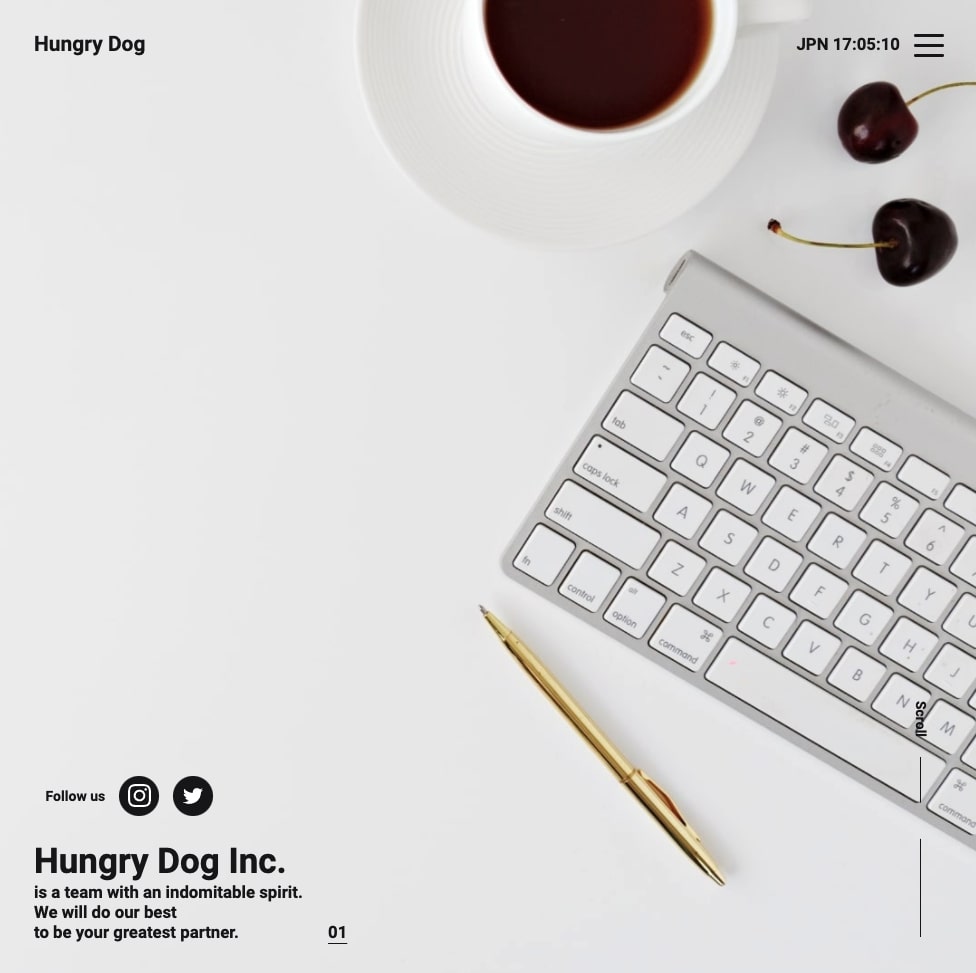 株式会社Hungry Dog Webサイト